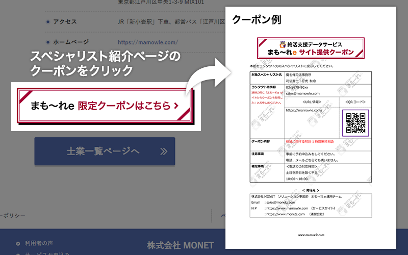 クーポン例